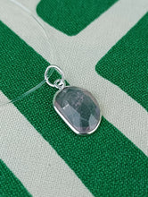 Cargar imagen en el visor de la galería, Colgante Cuarzo Rosa Plata Mod 5
