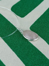 Cargar imagen en el visor de la galería, Colgante Cuarzo Rosa Plata Mod 6
