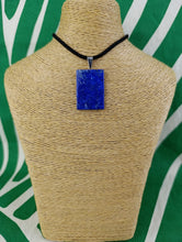 Cargar imagen en el visor de la galería, Colgante Lapislazuli Rectangular
