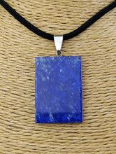 Cargar imagen en el visor de la galería, Colgante Lapislazuli Rectangular
