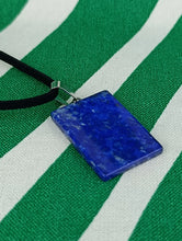 Cargar imagen en el visor de la galería, Colgante Lapislazuli Rectangular
