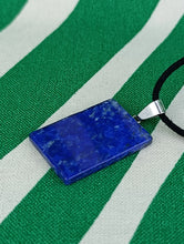 Cargar imagen en el visor de la galería, Colgante Lapislazuli Rectangular
