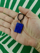 Cargar imagen en el visor de la galería, Colgante Lapislazuli Rectangular
