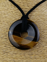 Cargar imagen en el visor de la galería, Colgante Donut Ojo de Tigre Mod 1
