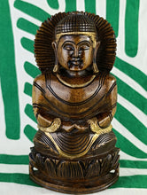 Cargar imagen en el visor de la galería, Figura Buda Madera Mediano
