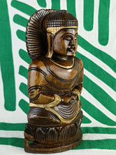 Cargar imagen en el visor de la galería, Figura Buda Madera Mediano
