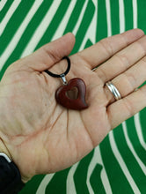Cargar imagen en el visor de la galería, Colgante Jaspe Rojo Corazon Mod. 1
