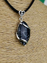Cargar imagen en el visor de la galería, Colgante Obsidiana Nevada con Brillante Mod.2
