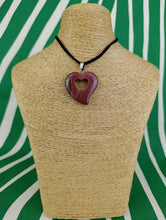 Cargar imagen en el visor de la galería, Colgante Jaspe Rojo Corazon Mod. 3
