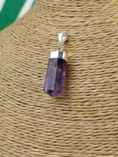 Cargar imagen en el visor de la galería, Colgante Punta Fluorita Plata Mod 3

