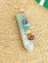 Cargar imagen en el visor de la galería, Colgante Chakras Aventurina
