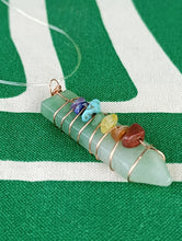 Cargar imagen en el visor de la galería, Colgante Chakras Aventurina
