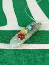 Cargar imagen en el visor de la galería, Colgante Chakras Aventurina
