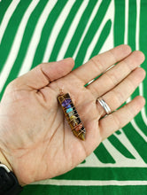 Cargar imagen en el visor de la galería, Colgante Chakras Ojo de Tigre
