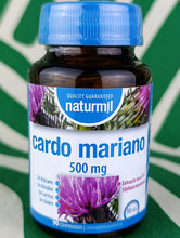 Cargar imagen en el visor de la galería, Cardo mariano 500 mg. 90 cápsulas
