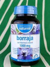 Cargar imagen en el visor de la galería, Borraja 1000mg Naturmil 90 perlas
