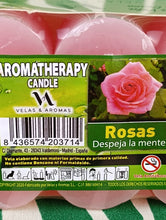 Cargar imagen en el visor de la galería, Oferta Pack 8 Velas Taco Perfumadas Aroma Rosa
