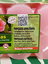 Cargar imagen en el visor de la galería, Oferta Pack 8 Velas Taco Perfumadas Aroma Rosa
