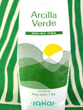 Cargar imagen en el visor de la galería, Arcilla verde Sakai 1kg
