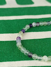 Cargar imagen en el visor de la galería, Pulsera Fluorita 4 mm
