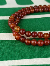 Cargar imagen en el visor de la galería, Collar Carneola 6 mm Acero Dorado
