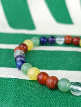 Cargar imagen en el visor de la galería, Pulsera 7 chakras 6 mm
