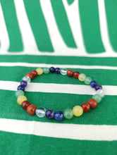 Cargar imagen en el visor de la galería, Pulsera 7 chakras 6 mm
