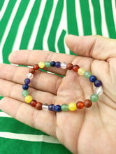 Cargar imagen en el visor de la galería, Pulsera 7 chakras 6 mm
