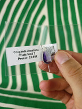Cargar imagen en el visor de la galería, Colgante Amatista Plata Mod 7
