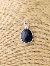 Cargar imagen en el visor de la galería, Colgante Turmalina Negra Plata Mod. 6
