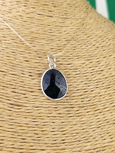 Cargar imagen en el visor de la galería, Colgante Turmalina Negra Plata Mod. 6
