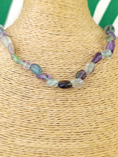 Cargar imagen en el visor de la galería, Collar / Gargantilla Fluorita Nuggets
