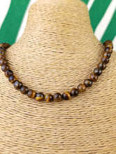 Cargar imagen en el visor de la galería, Collar Ojo de Tigre 54 cm de 6 mm
