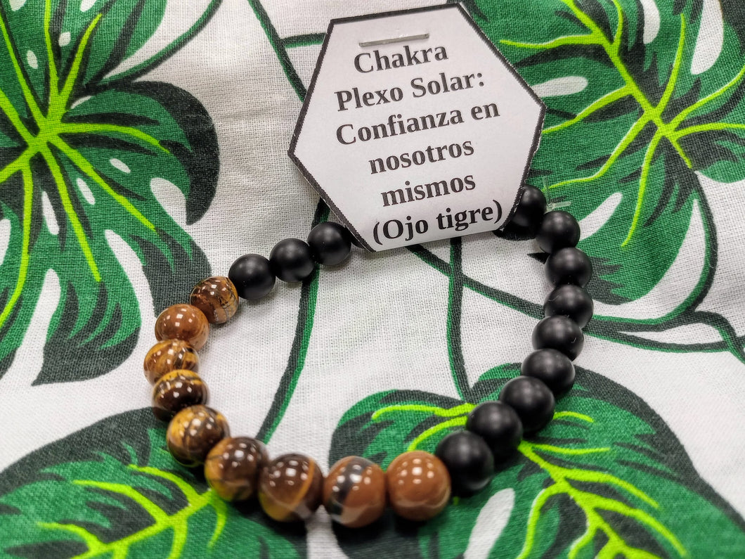 Pulsera Chakra 3: Ojo Tigre