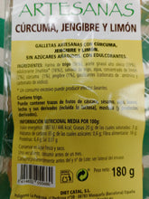 Cargar imagen en el visor de la galería, Galletas Artesanas Curcuma, Jengibre y Limon
