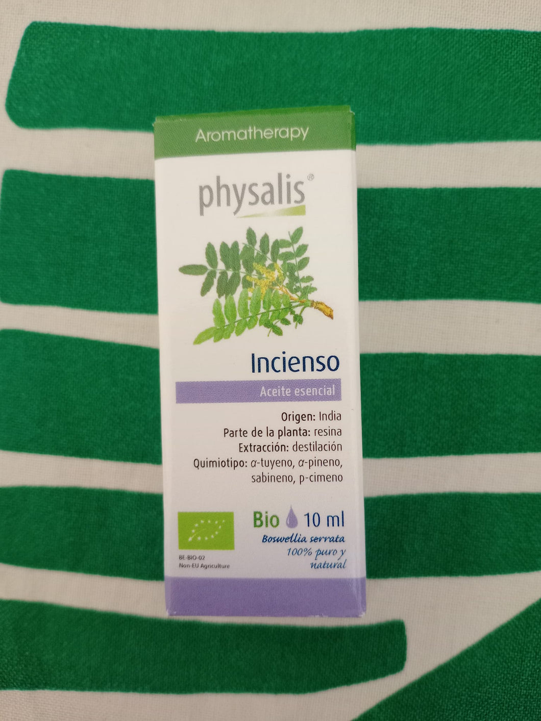 Aceite Esencial de Incienso Ecológico 10 ml Physalis