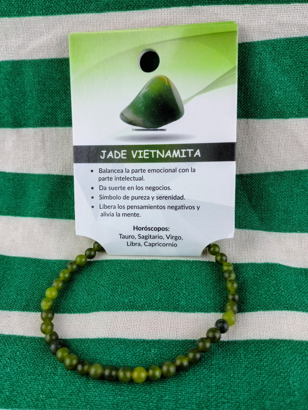 Pulsera Jade Vietnamita 4 mm