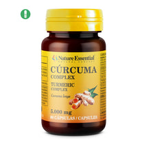 Cargar imagen en el visor de la galería, Cúrcuma 5000 mg. (95% curcumina) 60 cápsulas con vitamina C y pimienta negra
