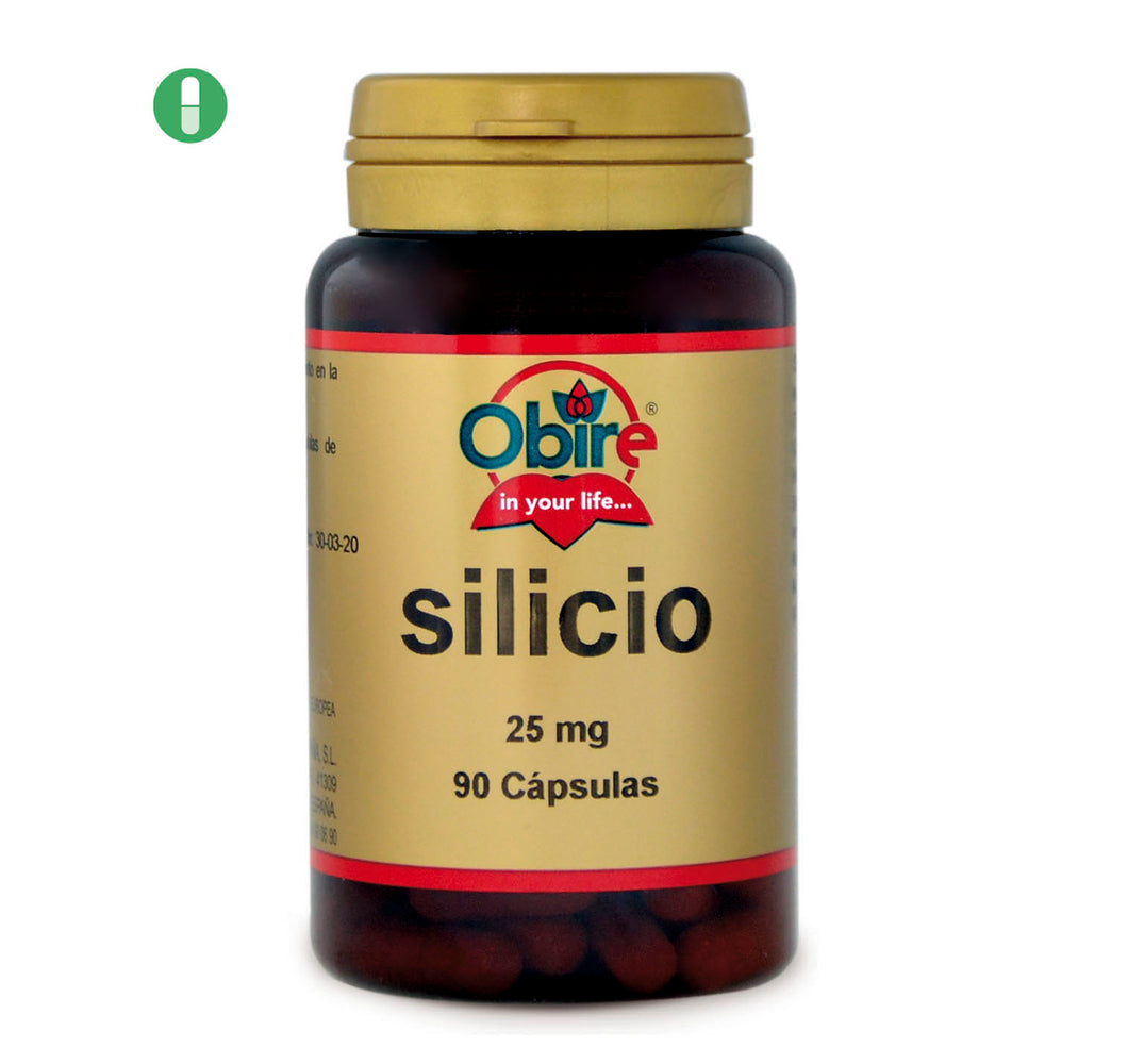 Silicio 25 mg. 90 cápsulas Obire