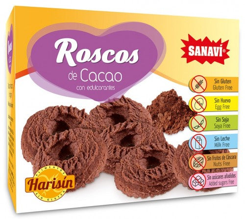 Roscos Cacao Harisín 150 grs (sin alergenos)