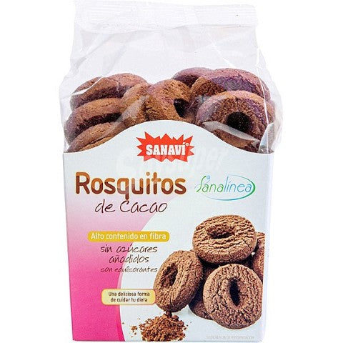 Rosquitos de cacao Sin Azúcar 200 grs (sin alergenos)