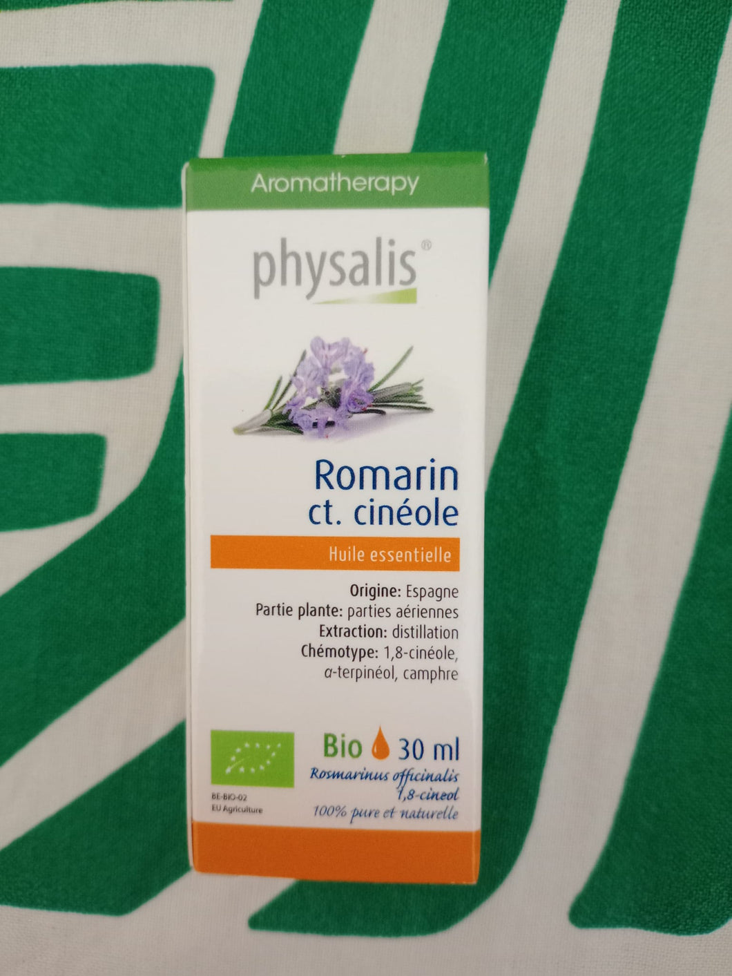 Aceite Esencial de Romero QT Cineol Ecológico 30 ml (Apto uso alimentario) Physalis