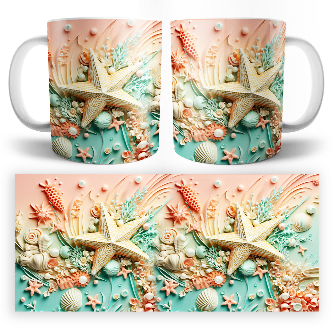 Taza Fondo Marino 3D Mod. 1