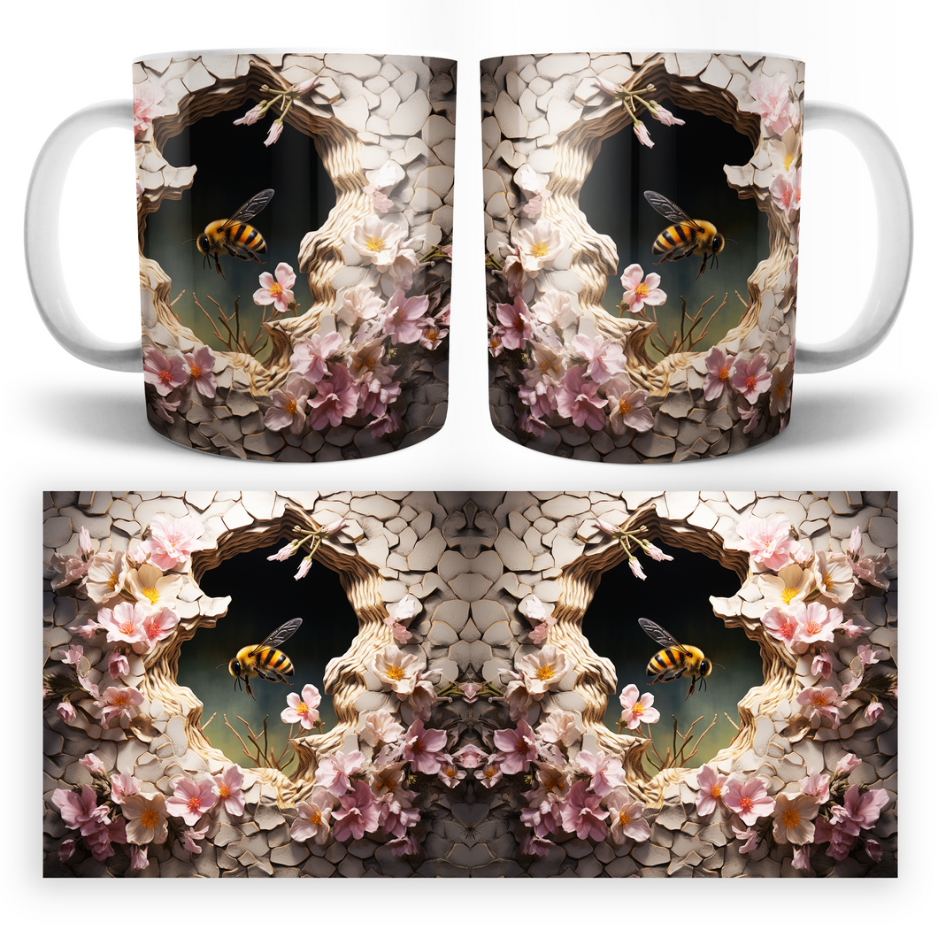 Taza Abeja 3D Mod. 1