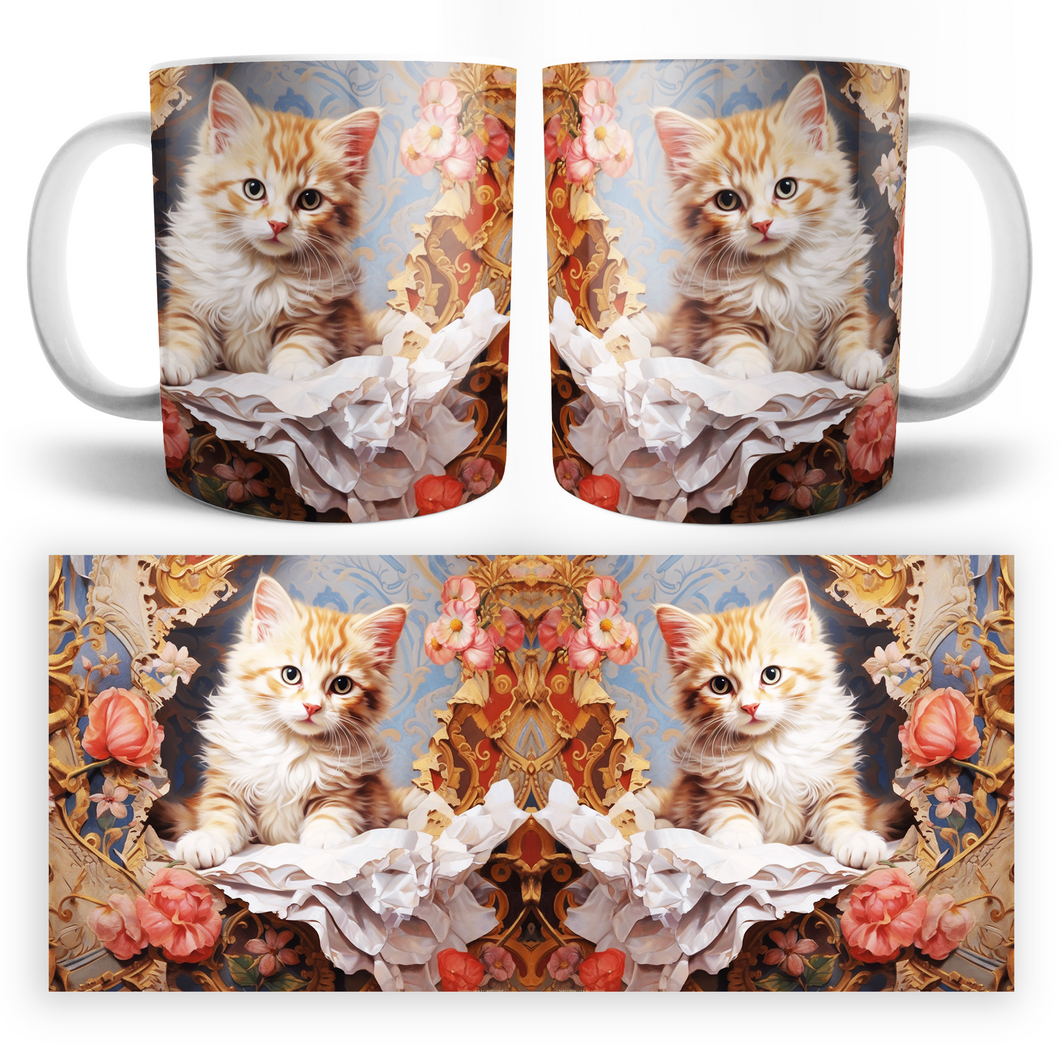 Taza Gato 3D Mod. 2