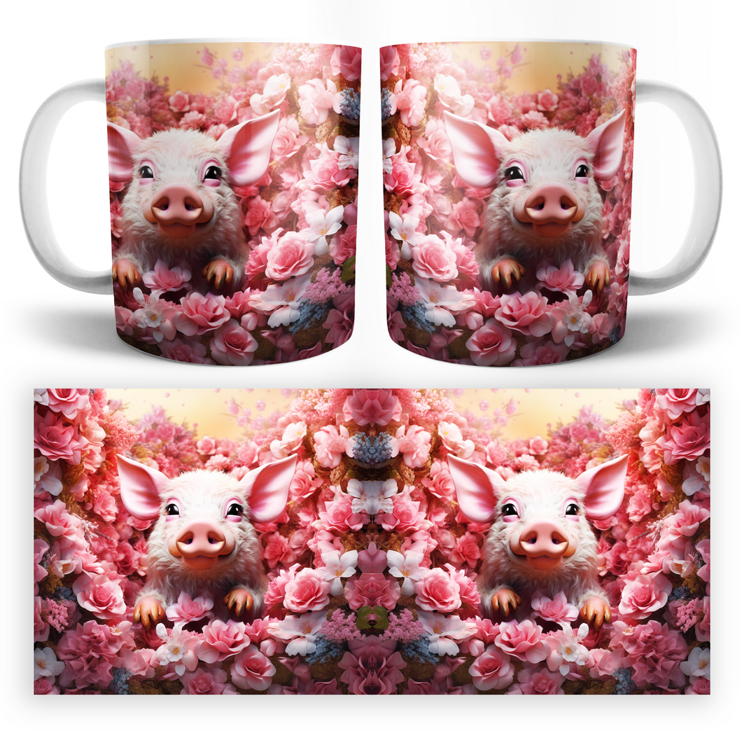 Taza Cerdito 3D Mod. 1