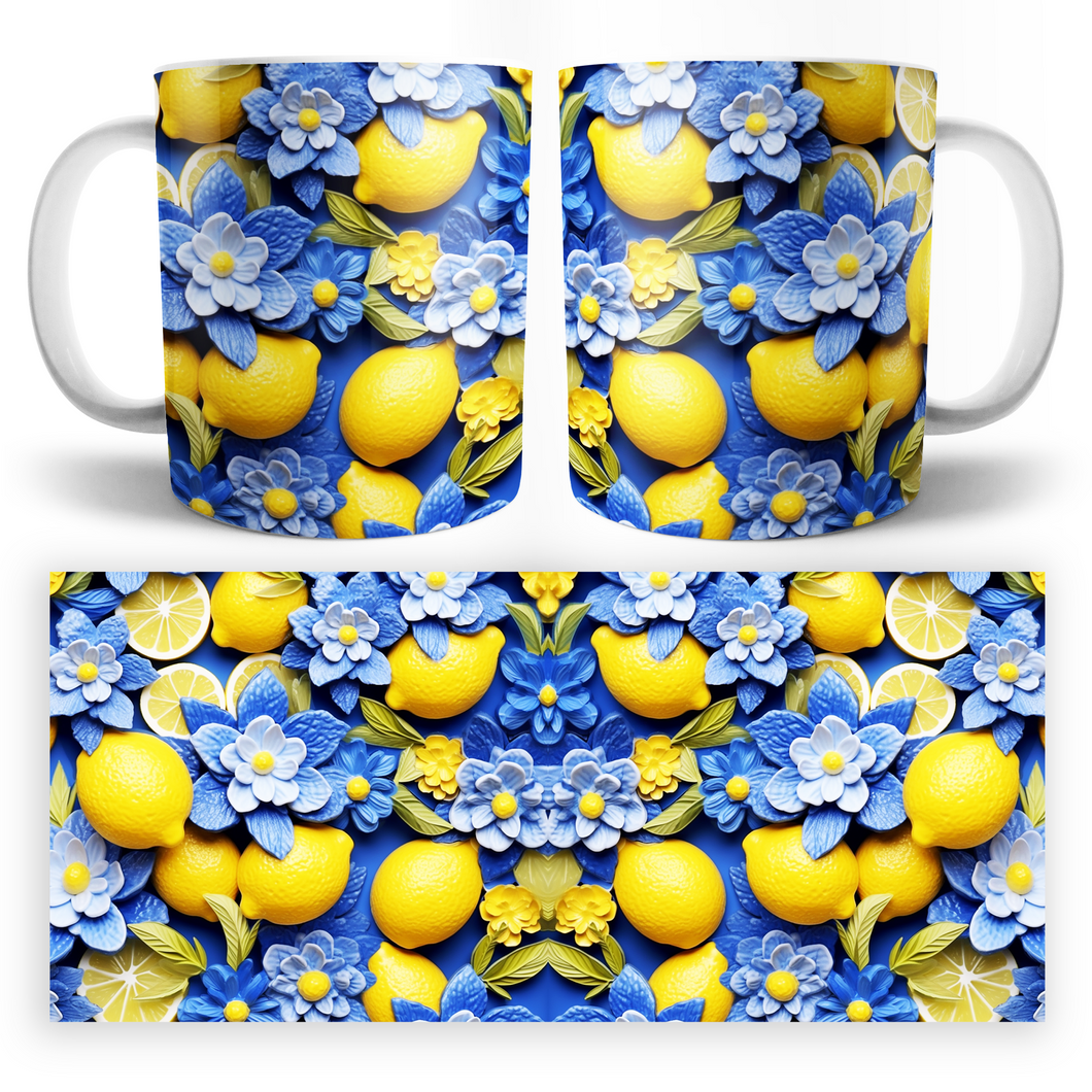 Taza Limones 3D Mod. 1