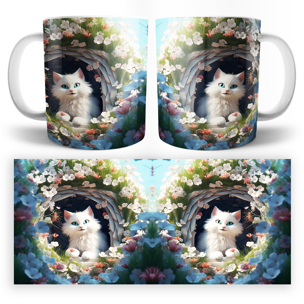 Taza Gato 3D Mod. 7