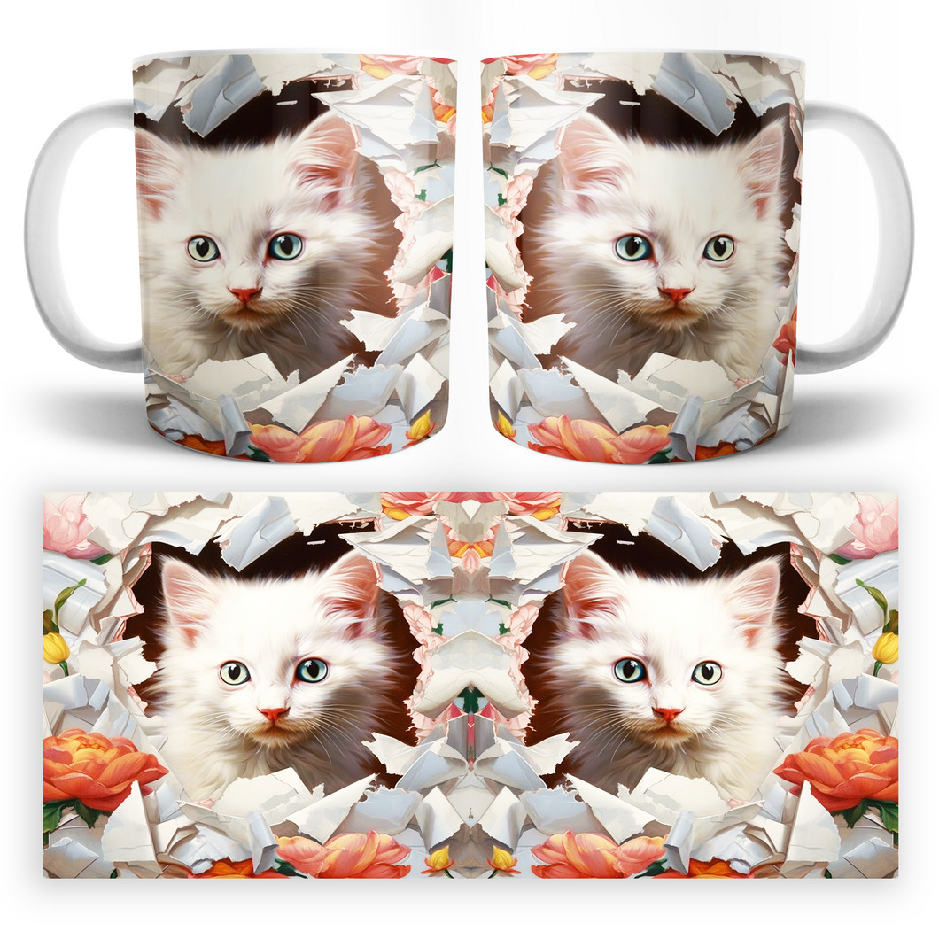 Taza Gato 3D Mod. 9