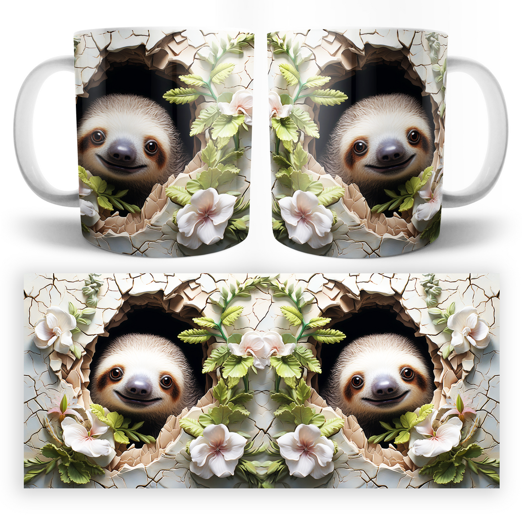 Taza Perezoso 3D Mod. 6